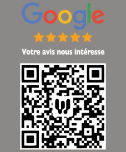 QR13 - Sticker QR Code avis Google)