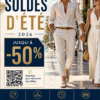 Affiche S24- Soldes d’été Personnalisée